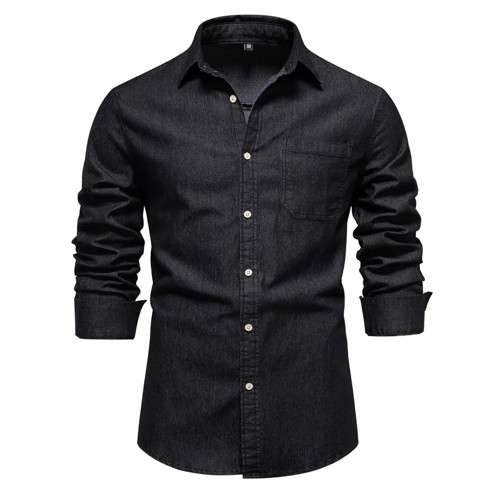 Men's jeans shirt various variants