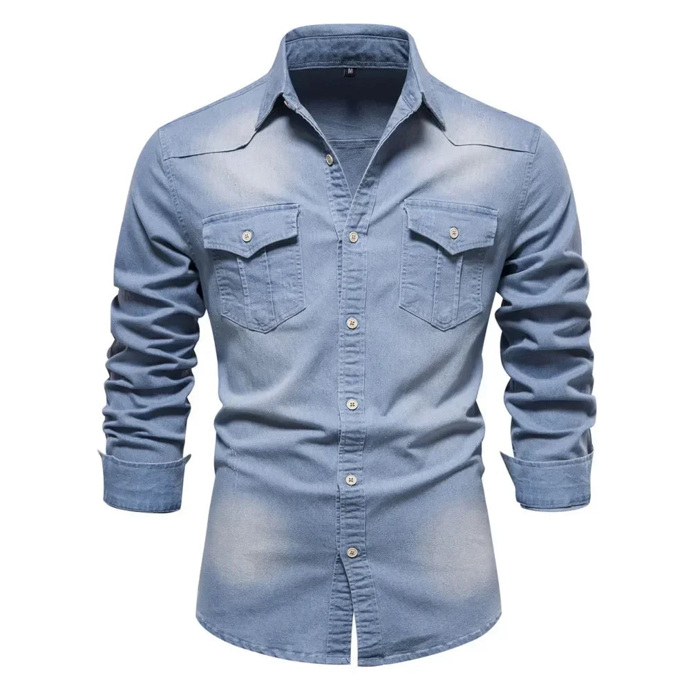 Men's jeans shirt various variants