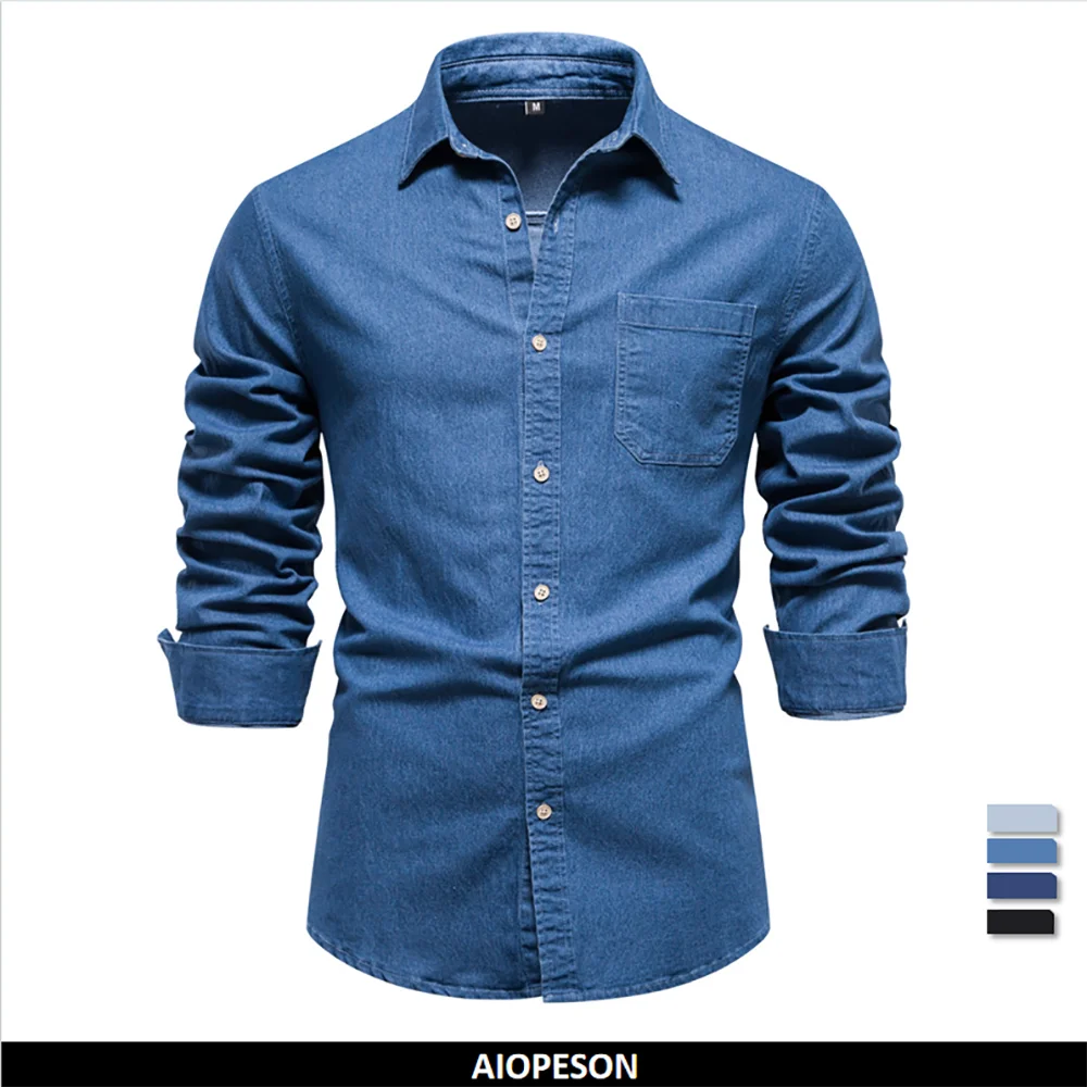 Men's jeans shirt various variants