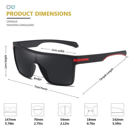 Men's polarized sunglasses different variants