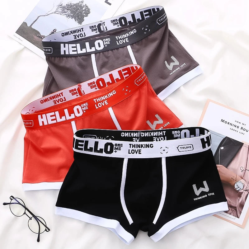 Men's boxer shorts in various variants