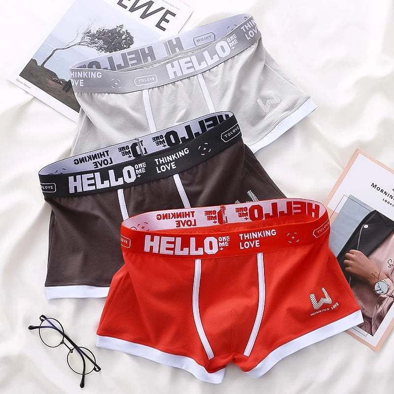 Men's boxer shorts in various variants