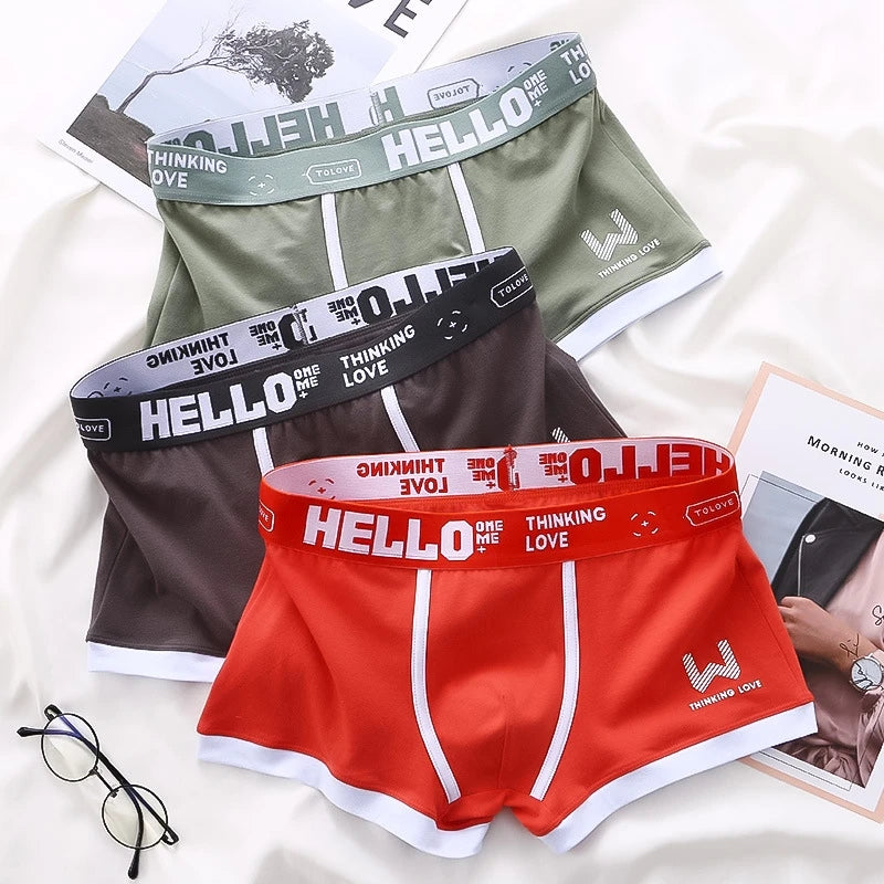 Men's boxer shorts in various variants