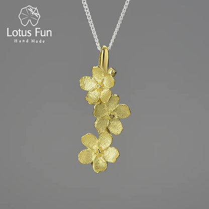 Necklace for Ladies Lotus silver 925