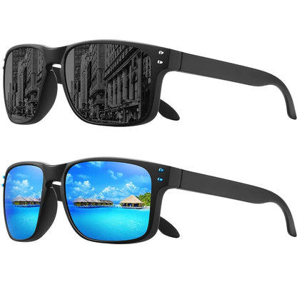 Men's polarized sunglasses in various colors