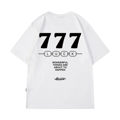 Men's t-shirt LUCK 777 oversize different colors