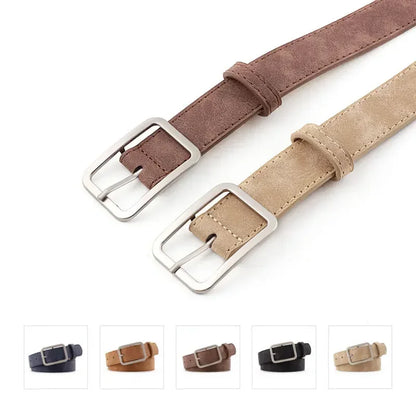 Women's leather belts different colors