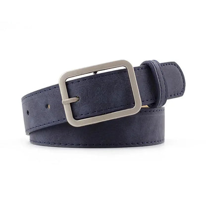 Women's leather belts different colors