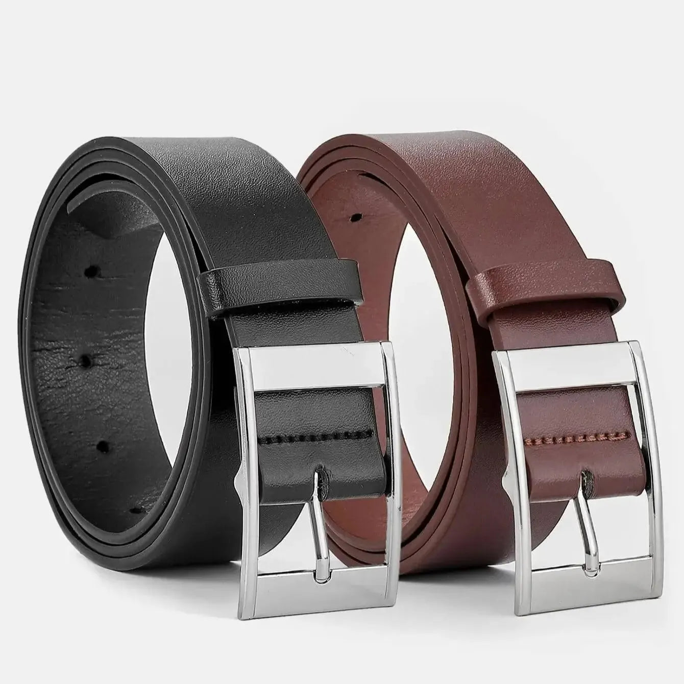 Men's leather belt different colors