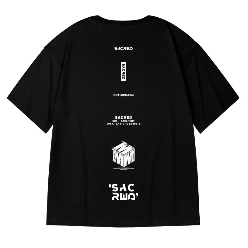 Men's t-shirt SACRED oversize different colors