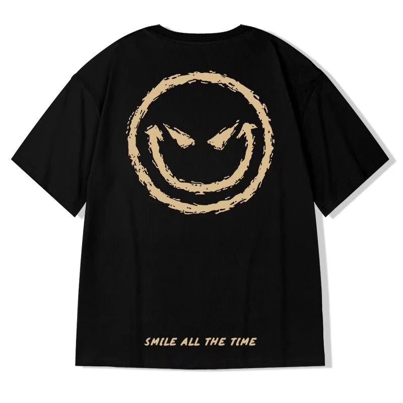 Men's t-shirt SMILE oversize different colors