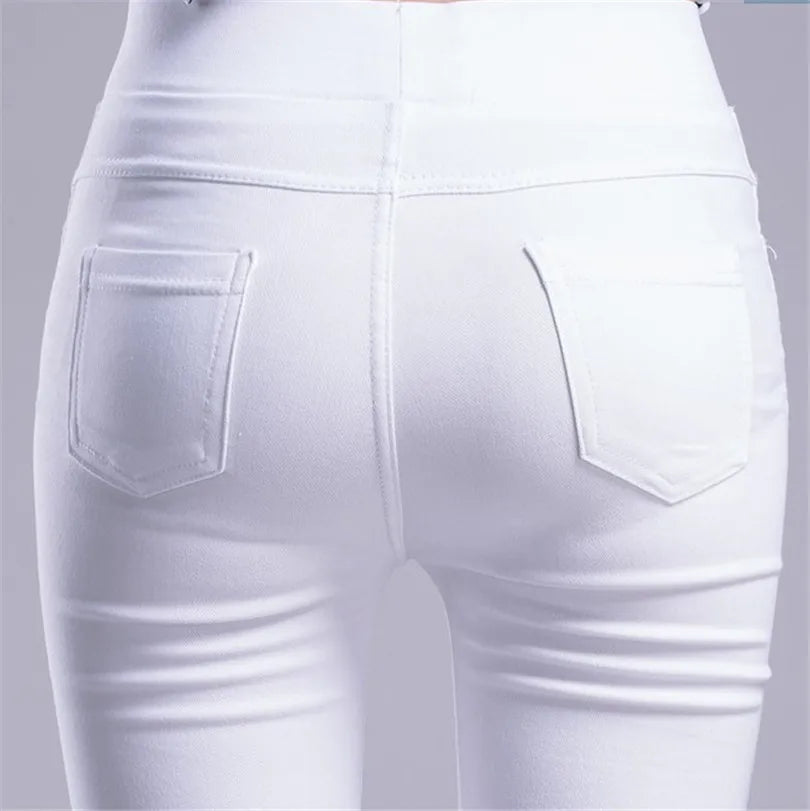 Women's elastic pants different colors