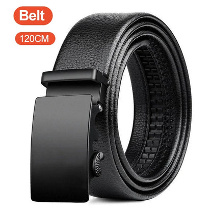 Men's leather belt