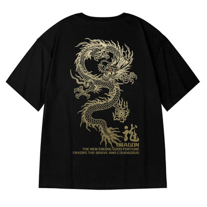 Men's t-shirt DRAGON oversize different colors