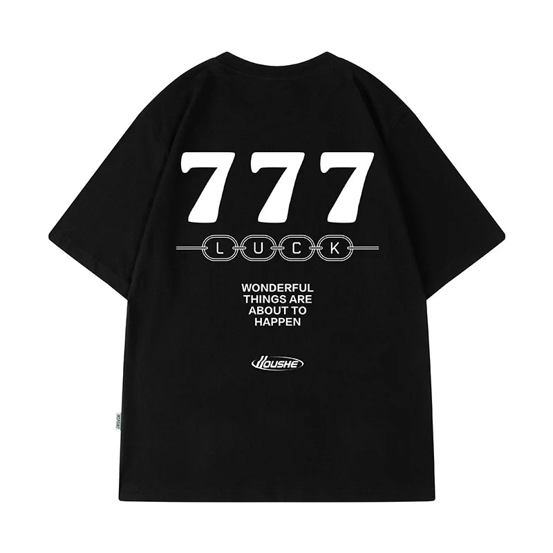 Men's t-shirt LUCK 777 oversize different colors