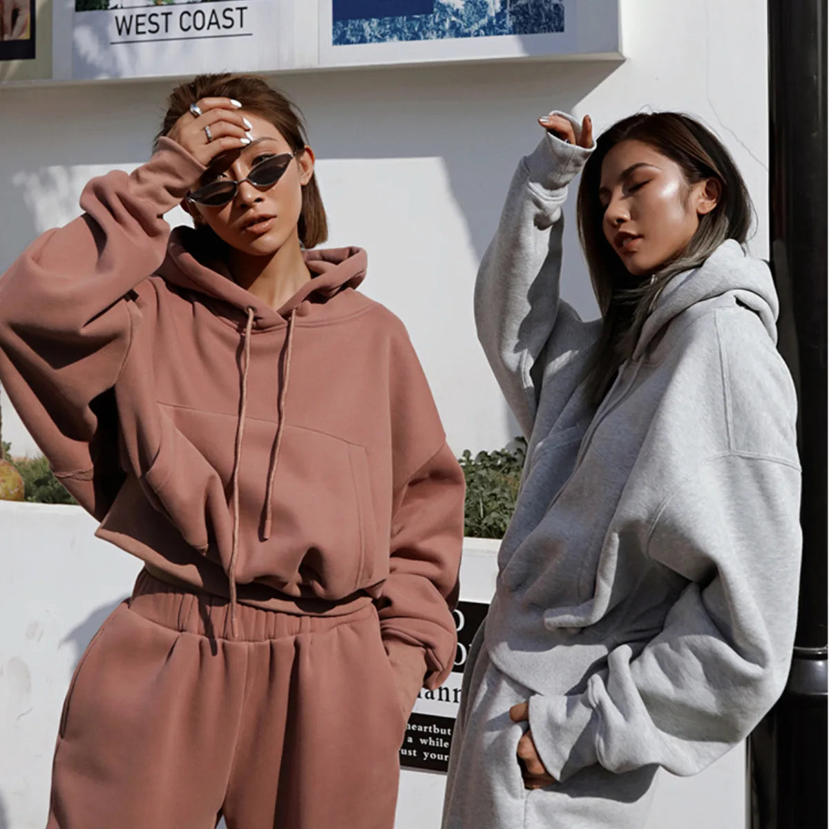 Women's loose tracksuit various colors