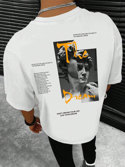 Men's t-shirt THE DREAM oversize different colors