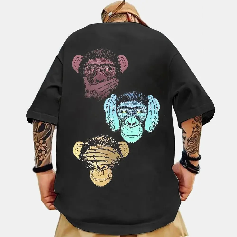 Men's t-shirt MONKEYS oversize various variants