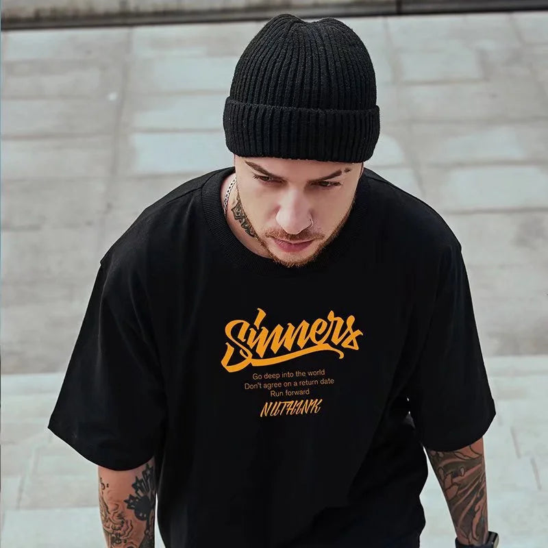 Men's t-shirt SINNERS oversize different colors