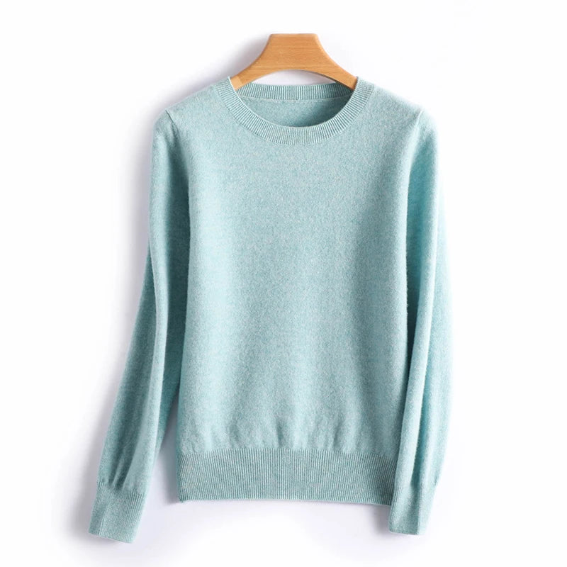 Women's cashmere pullover various colors