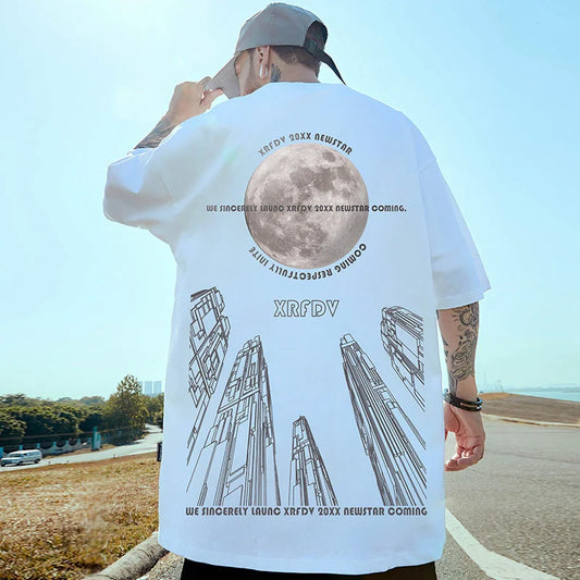 Men's t-shirt MOON oversize different colors