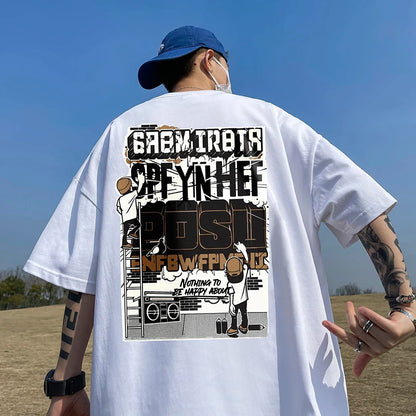 Men's t-shirt GRAFFITI oversize different colors