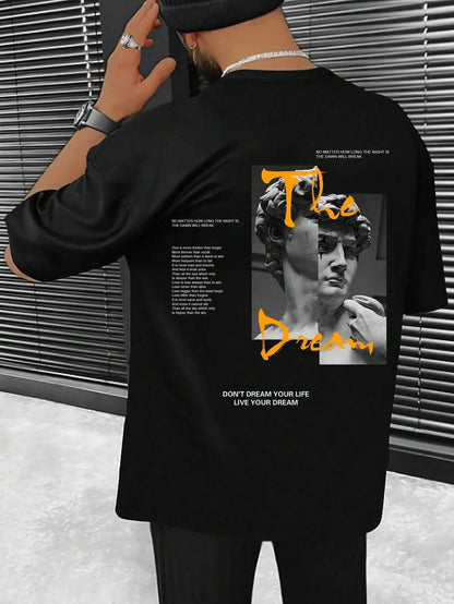 Men's t-shirt THE DREAM oversize different colors