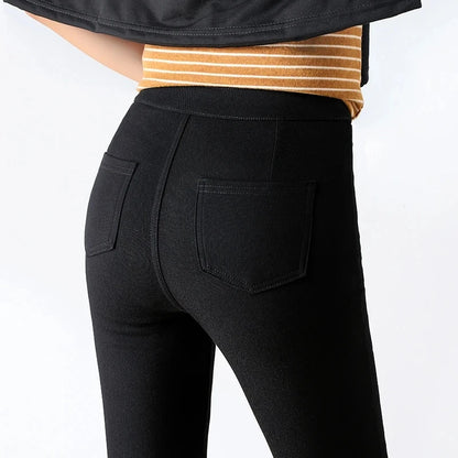 Women's elastic pants different colors